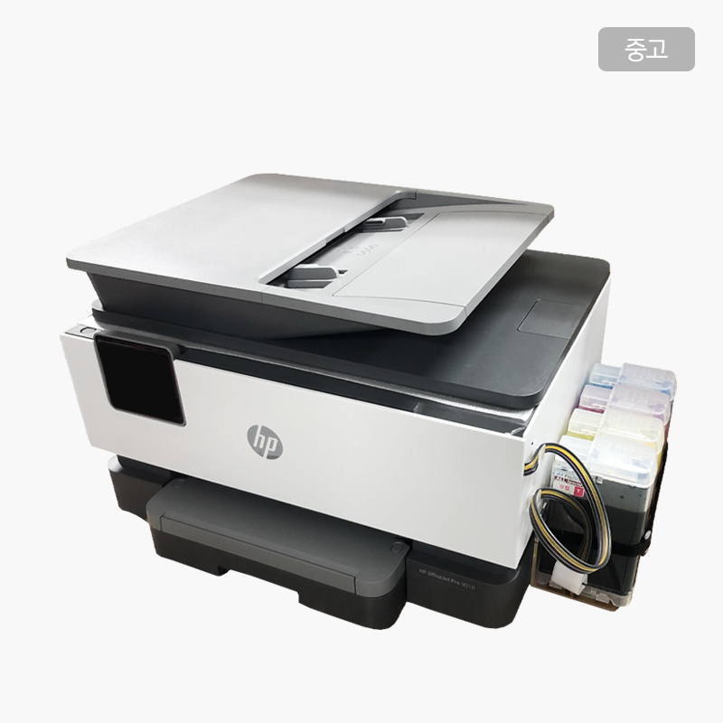HP Officejet 9010중고 무한프린터(WiFi 제거된 제품-15,000매 미만 사용) i300 4색 기본형